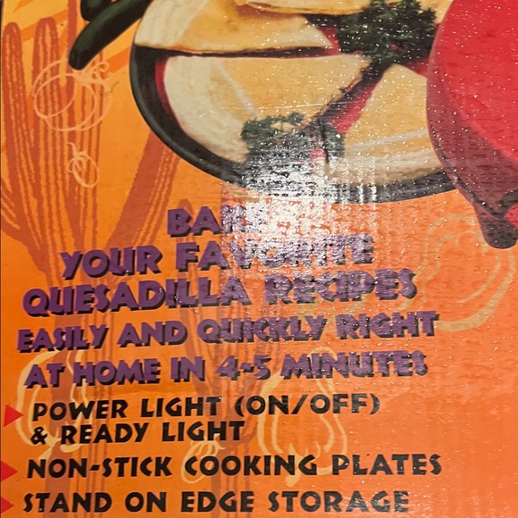 Salton Red Quesadilla Maker - Picture 3 of 10